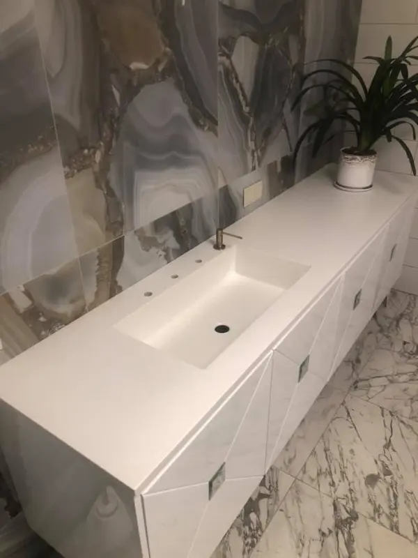 Artificial stone — bathroom surface